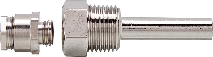 Alre-Tauchhülse NTH-100 V4A für Hülsenfühler (HF) mit Zubehör (Quetschring, Mutt Alre-Tauchhülse NTH-100 V4A für Hülsenfühler (HF) mit Zubehör (Quetschring, Mutt