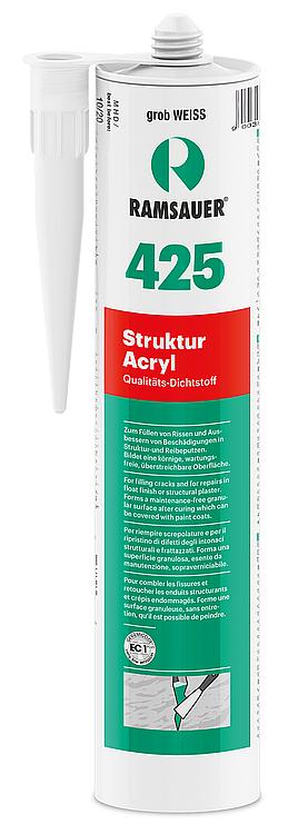 Struktur Acryl fein RAMSAUER 425, 310ml Kartusche Struktur Acryl fein RAMSAUER 425, 310ml Kartusche