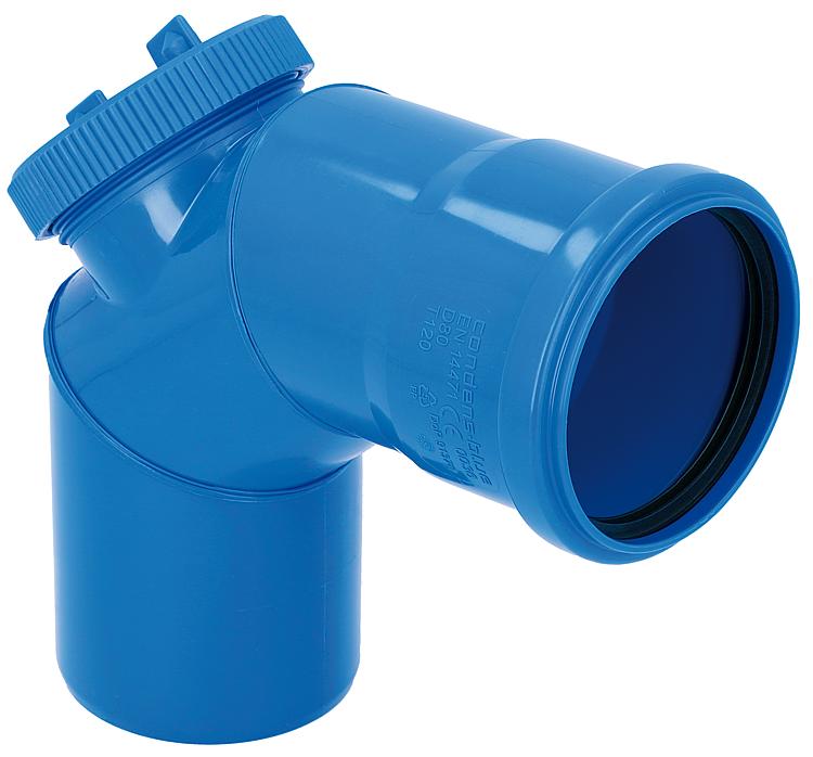CondensBlue Revisionsbogen einwandig, 87 DN 60 CondensBlue Revisionsbogen einwandig, 87 DN 60