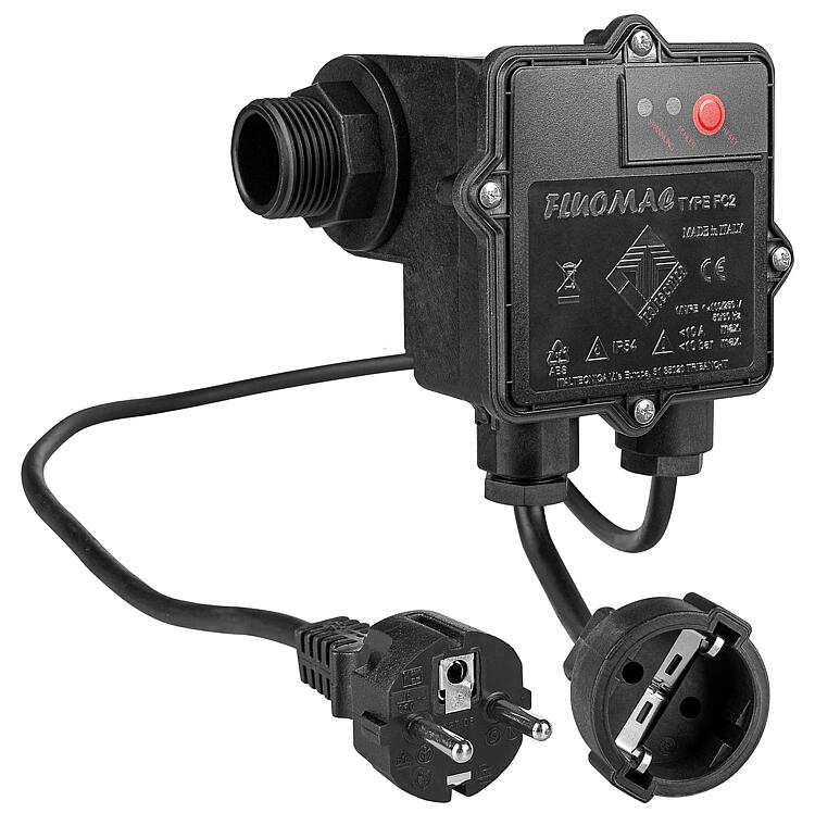 Flowmatic-Schalter mit Schuko-Stecker