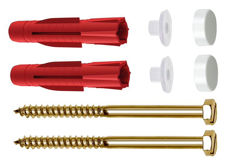 Stand-WC-Befestigung Toilet Plus weiß 6,0x85mm Stand-WC-Befestigung Toilet Plus weiß 6,0x85mm