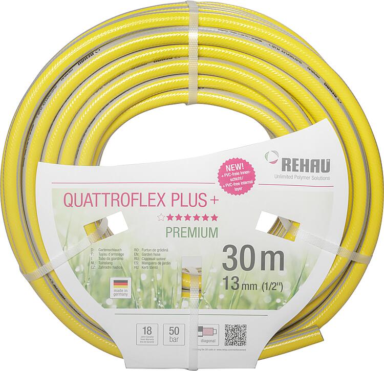 Wasserschlauch QUATTROFLEX plus+ 13 mm 1/2" Wasserschlauch QUATTROFLEX plus+ 13 mm 1/2"
