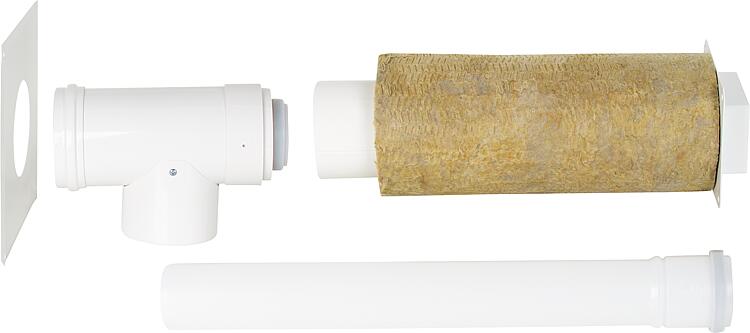 Deckenanschlusselement Skobifix nano mit Revisionsöffnung, DN 60/100 Deckenanschlusselement Skobifix nano mit Revisionsöffnung, DN 60/100