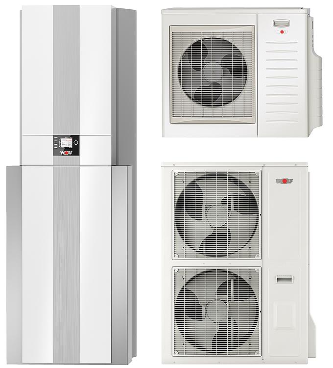 Wärmepumpe-Center Wolf CHC-Split 07/300-50 9146673