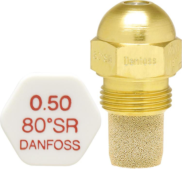 Brennerdüse Danfoss 0,50/80 SR Rundkopfdüse Brennerdüse Danfoss 0,50/80 SR Rundkopfdüse