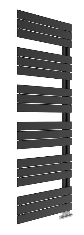 Handtuchheizkörper Alba 1730 x 600 mm, Farbe Schwarz Matt Handtuchheizkörper Alba 1730 x 600 mm, Farbe Schwarz Matt