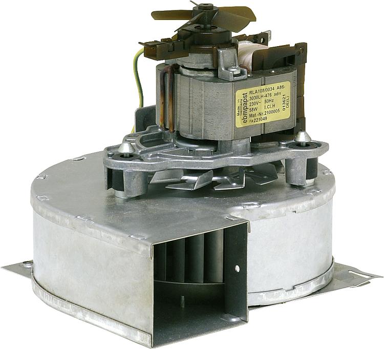 Abgasventilator f. GG-1E, GG-1EK Wolf 210000599 Abgasventilator f. GG-1E, GG-1EK Wolf 210000599