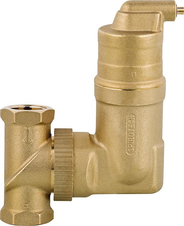 Mikroblasen-Luftabscheider Spirovent RV2, DN25(1")IG, universal Mikroblasen-Luftabscheider Spirovent RV2, DN25(1")IG, universal