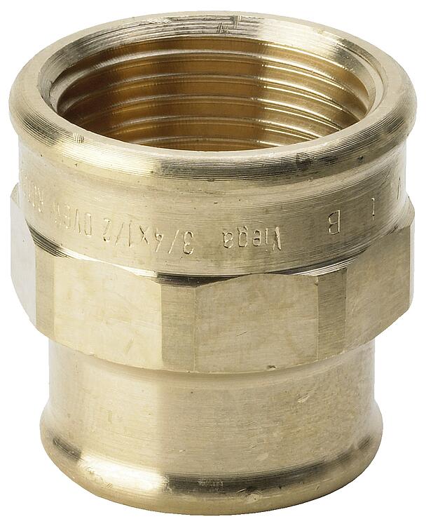 Rotguss-Gewindefitting Reduziermuffe Typ 3240 1 1/2 x 1 1/4" Rotguss-Gewindefitting Reduziermuffe Typ 3240 1 1/2 x 1 1/4"