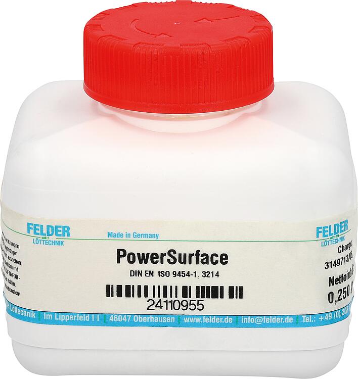 Lötwasser für Titanzinkbleche "PowerSurface", 250 gr mit Pinselaufsatz Lötwasser für Titanzinkbleche "PowerSurface", 250 gr mit Pinselaufsatz