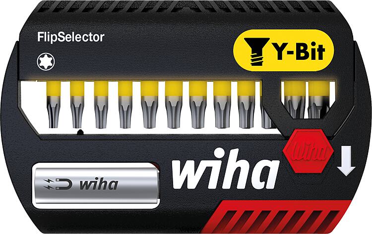 Y-Bit-Set Wiha®, Torx®, 25 mm, 14-teilig, 1/4" Y-Bit-Set Wiha®, Torx®, 25 mm, 14-teilig, 1/4"