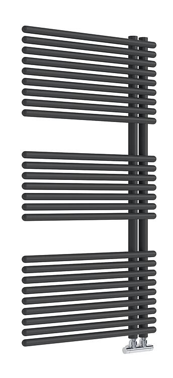 Handtuchheizkörper Garda 1132 x 600 mm, Farbe Schwarz Matt Handtuchheizkörper Garda 1132 x 600 mm, Farbe Schwarz Matt