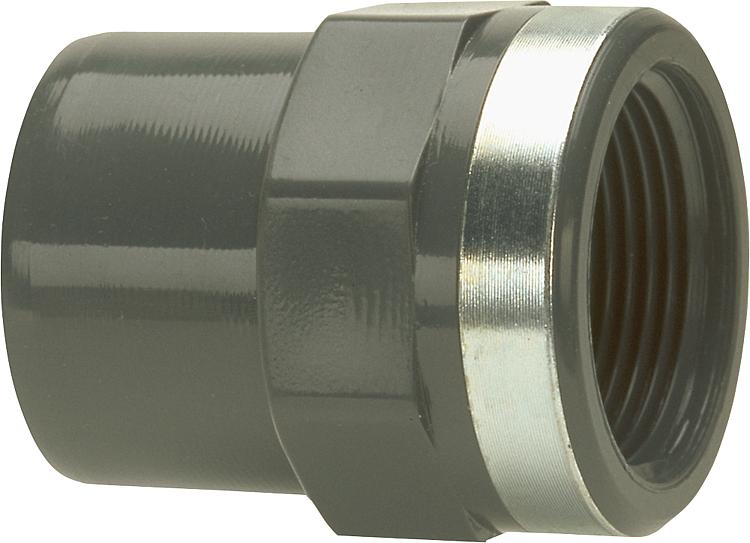 PVC-U - Klebefitting Reduktions-Nippel,20 mm x 3/8", IG PVC-U - Klebefitting Reduktions-Nippel,20 mm x 3/8", IG