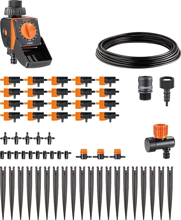 Tropfbewässerung-Set "Timer Kit 20 Logica" 63-teilig, für Topf-und Kübelpflanzen Tropfbewässerung-Set "Timer Kit 20 Logica" 63-teilig, für Topf-und Kübelpflanzen
