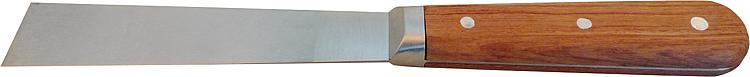 Malerspachtel 25mm, Haromac durchg., konisches Blatt, INOX, Rosenholz