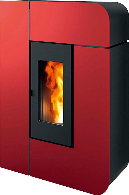 Pelletofen MCZ Alea Air 7 R, Grundgerät mit Verkleidung Bordeaux Metall, 7,0 KW Pelletofen MCZ Alea Air 7 R, Grundgerät mit Verkleidung Bordeaux Metall, 7,0 KW