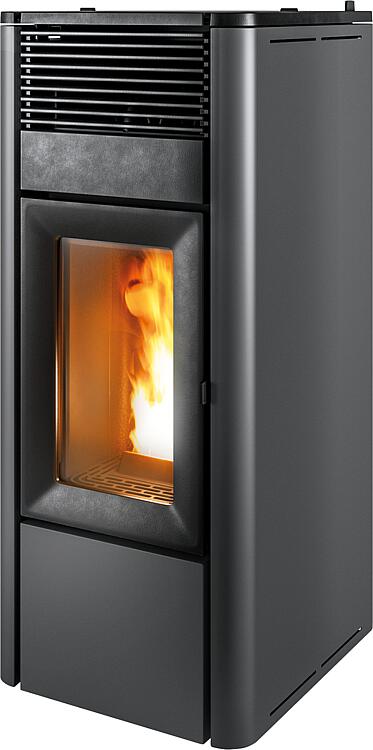 Pelletofen MCZ TEIA C. Air 10 R, Grundgerät mit Verkleidung Metall Dark_308 Pelletofen MCZ TEIA C. Air 10 R, Grundgerät mit Verkleidung Metall Dark_308