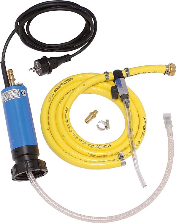 Solar-Wartungspumpe 230V, 2,1 ltr./min.1/2"Schlauchanschluss Solar-Wartungspumpe 230V, 2,1 ltr./min.1/2"Schlauchanschluss