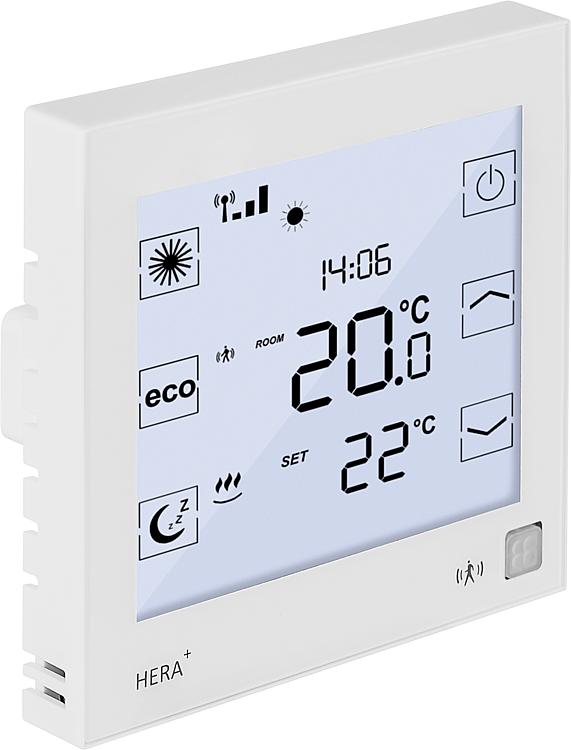 Funk-Raumthermostat Hera+, Batterie 4x1,5V,weiß, für Hera+ Primus/Extensia PRO Funk-Raumthermostat Hera+, Batterie 4x1,5V,weiß, für Hera+ Primus/Extensia PRO