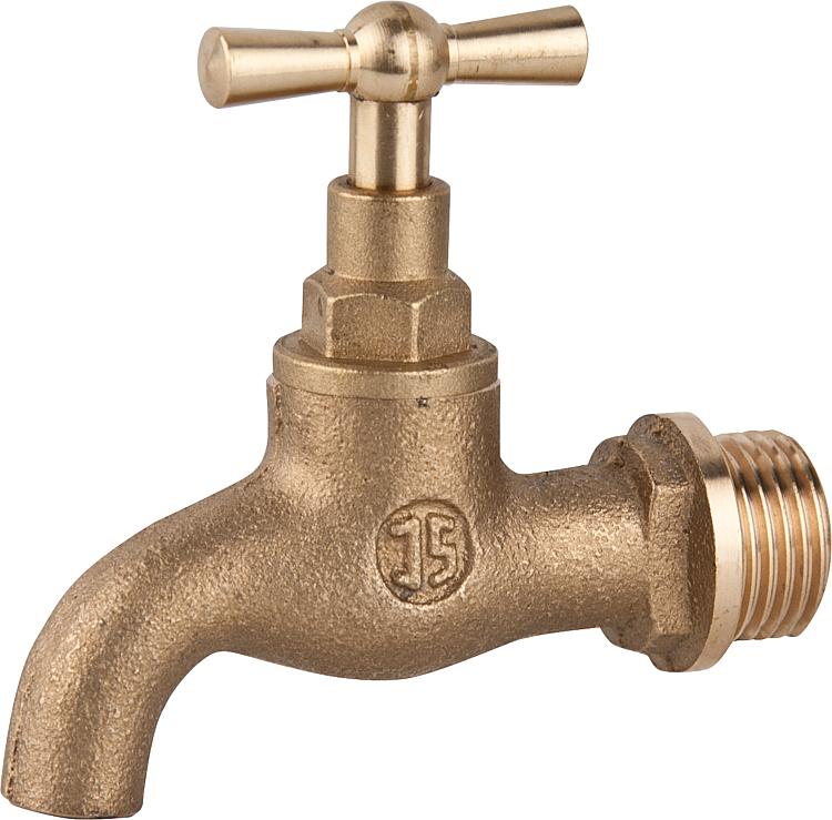 Entleerungsventil, gebogener Auslauf Oberfläche: Messing 1834 1/2" Entleerungsventil, gebogener Auslauf Oberfläche: Messing 1834 1/2"