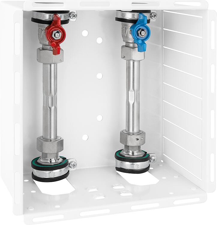Wasserstation W2-T130-Typ A, für 110 mm Wasserzähler DN20 (3/4") Wasserstation W2-T130-Typ A, für 110 mm Wasserzähler DN20 (3/4")