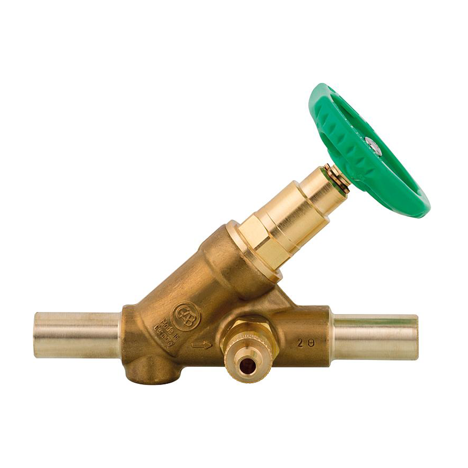 Freistromventile aus Messing mit Einsteckende Freistromventile aus Messing mit Einsteckende