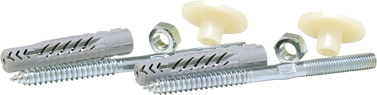 Waschtischbefestigung-Set verzinkt M10x140mm Waschtischbefestigung-Set verzinkt M10x140mm
