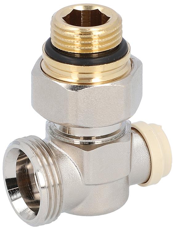 Einzelkugelhahn Eckform 1/2"AG Rohranschluß 3/4" Einzelkugelhahn Eckform 1/2"AG Rohranschluß 3/4"