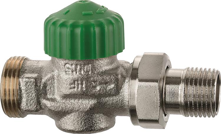 Thermostat-Ventilunterteil IMI Heimeier Eclipse 300, DN15(1/2")x G3/4" Eurokonus, Durchgangform Thermostat-Ventilunterteil IMI Heimeier Eclipse 300, DN15(1/2")x G3/4" Eurokonus, Durchgangform