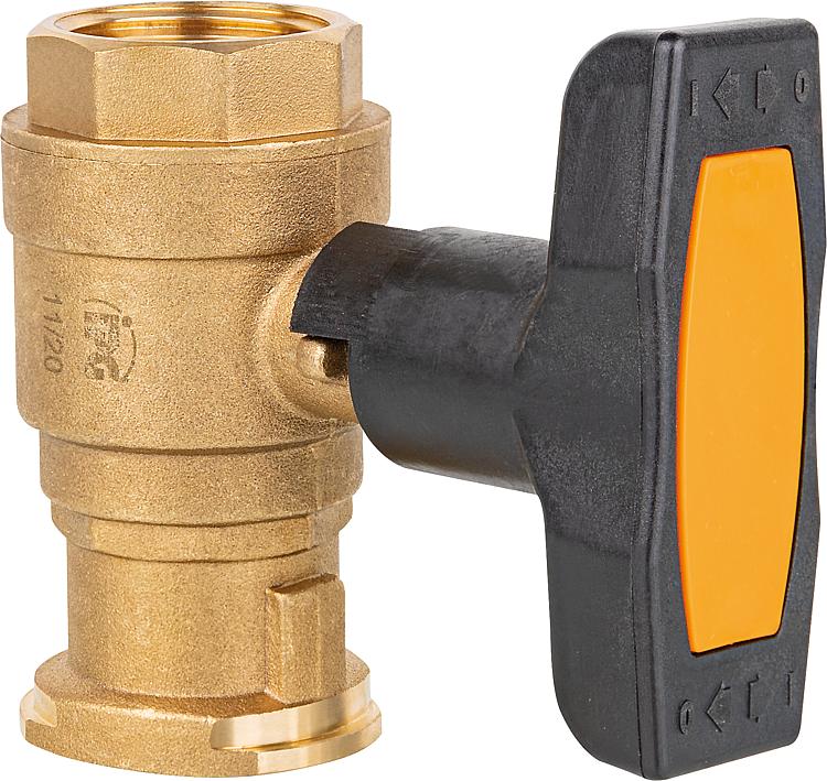 Solar-Isolier-T-Kugelhahn Typ F DN25 (1") IG x DN25 (1") Flansch voller Durchgan Solar-Isolier-T-Kugelhahn Typ F DN25 (1") IG x DN25 (1") Flansch voller Durchgan