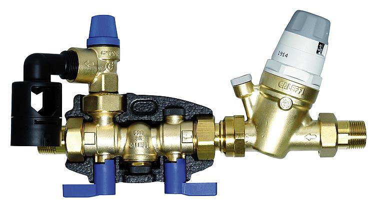 Speichersicherheitsgruppe EVENES DN20 (3/4"), Sicherheitsventil 6 bar m.Druckmin