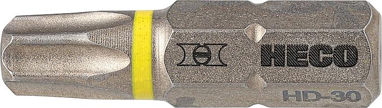 Bit HECO-Drive, HD-30 Farbring gelb, VPE 10 Stück Bit HECO-Drive, HD-30 Farbring gelb, VPE 10 Stück