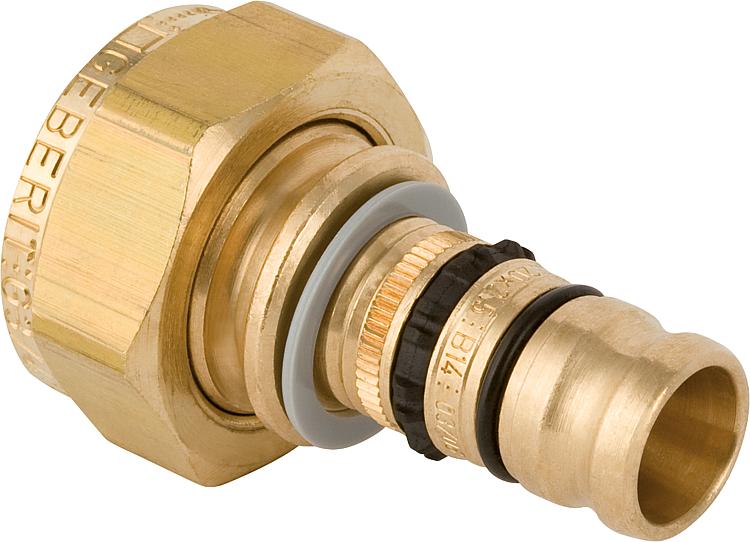 Mepla Übergang mit Überwurfmutter Rg d20-G1 1/2, G-Kontur Mepla Übergang mit Überwurfmutter Rg d20-G1 1/2, G-Kontur