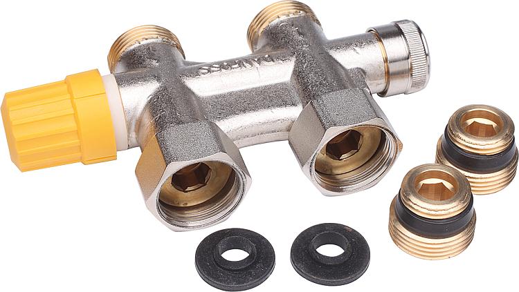 Ventil-Anschlussarmatur Danfoss VHS-UN,Durchgang DN15 (1/2")xDN20 (3/4") Eurokon Ventil-Anschlussarmatur Danfoss VHS-UN,Durchgang DN15 (1/2")xDN20 (3/4") Eurokon