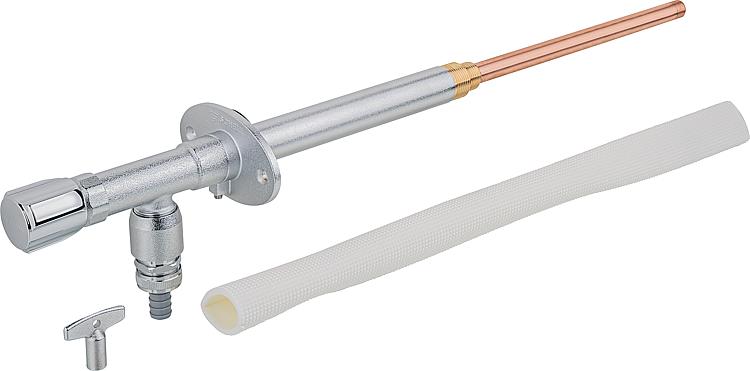 Außenarmatur Frostsicher Anschluss DN 15(1/2") ohne Belüfter, Steckschlüssel Obe Außenarmatur Frostsicher Anschluss DN 15(1/2") ohne Belüfter, Steckschlüssel Obe