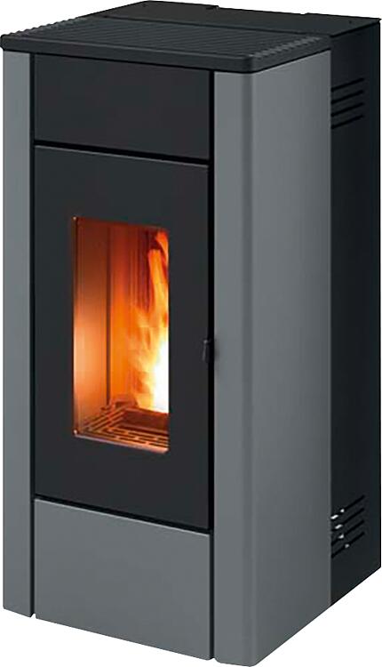 Pelletofen MCZ May Air 7 R, Grundgerät mit Verkleidung Silber Metall, 7,0 KW Pelletofen MCZ May Air 7 R, Grundgerät mit Verkleidung Silber Metall, 7,0 KW