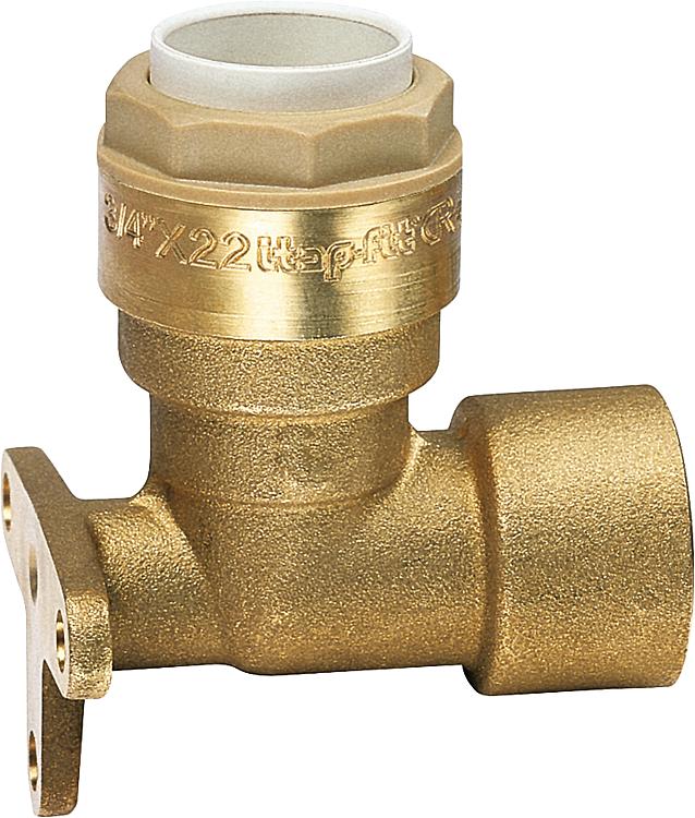Steckfitting Deckenwinkel, 15mm x 1/2" Steckfitting Deckenwinkel, 15mm x 1/2"