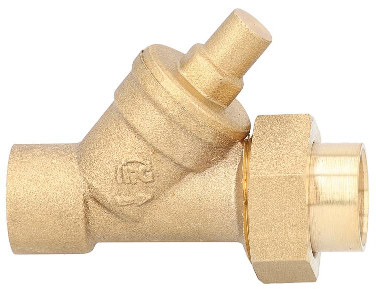 Schrägsitz-Rückschlagventil mit Lötanschluß 18mm