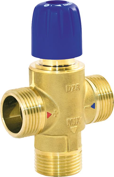 Mischventil Novamix Standard Thermo. DN20, 1" 39l/min, Kvs: 1,9, Verbrühschutz Mischventil Novamix Standard Thermo. DN20, 1" 39l/min, Kvs: 1,9, Verbrühschutz