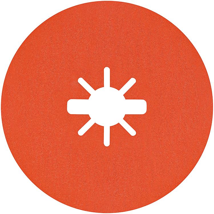 Fiberscheibe BOSCH® EXPERT R782, für Metall und Edelstahlbleche Ø 115 mm, Körnung 80, X-Lock VPE 25 Stück