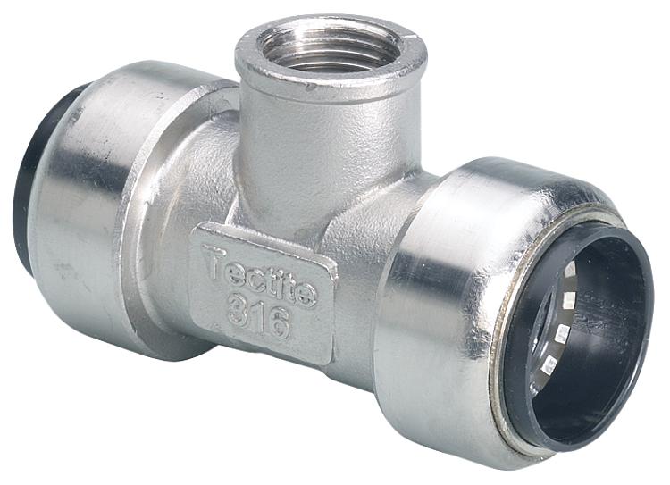 Edelstahl-Steckfitting T-Stück (i/IG/i)15x1/2x15 mm Edelstahl-Steckfitting T-Stück (i/IG/i)15x1/2x15 mm