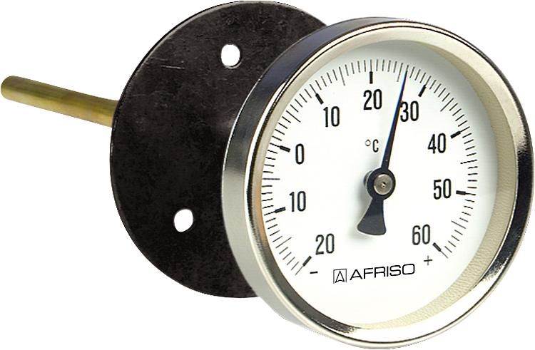 Luftkanalthermometer Stahlblech verzinkt 100DN Schaftlänge 150mm, -20/+60 C Luftkanalthermometer Stahlblech verzinkt 100DN Schaftlänge 150mm, -20/+60 C