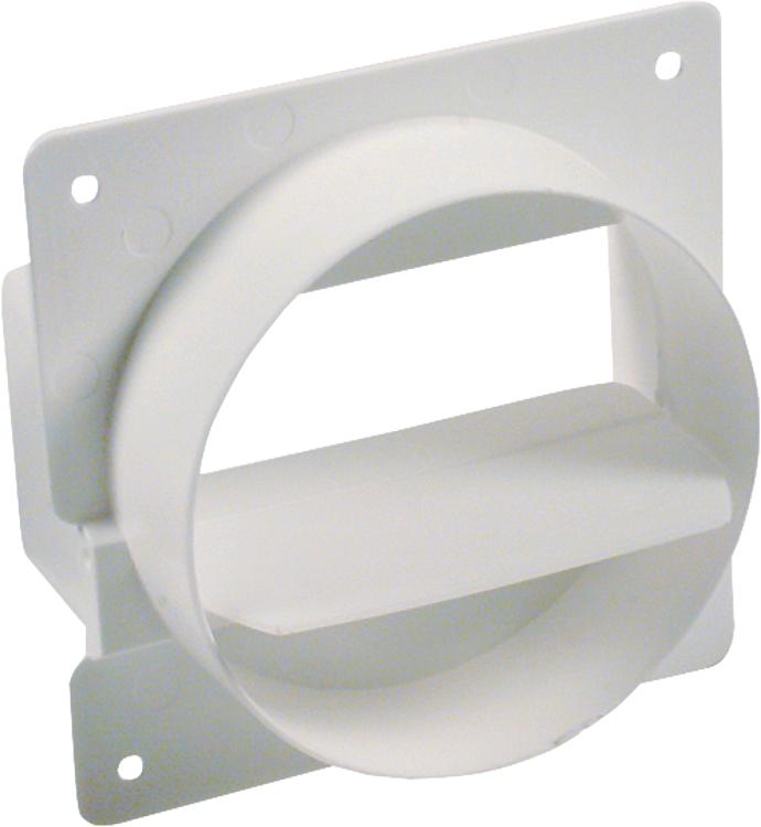 Rückstauklappe Flachrohr 100 mm, weiß Rückstauklappe Flachrohr 100 mm, weiß