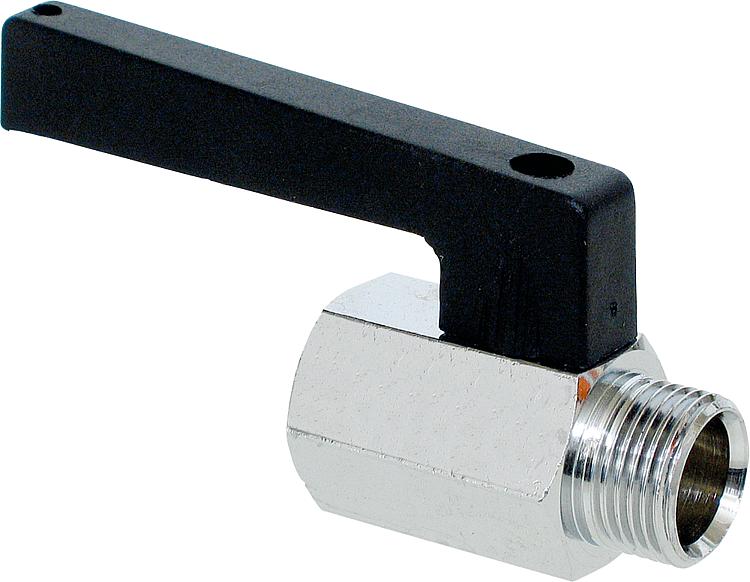 Mini-Kugelhahn mit langem Hebel IGxAG 1/2" Mini-Kugelhahn mit langem Hebel IGxAG 1/2"