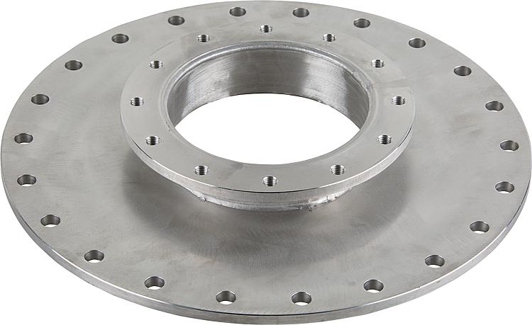 Übergangsflansch 240x430mm, Edelstahl Übergangsflansch 240x430mm, Edelstahl
