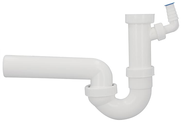 Spülen-Röhrensiphon Dallmer Typ 100/1, DN50 (2") x DN50, Kunststoff weiß Spülen-Röhrensiphon Dallmer Typ 100/1, DN50 (2") x DN50, Kunststoff weiß