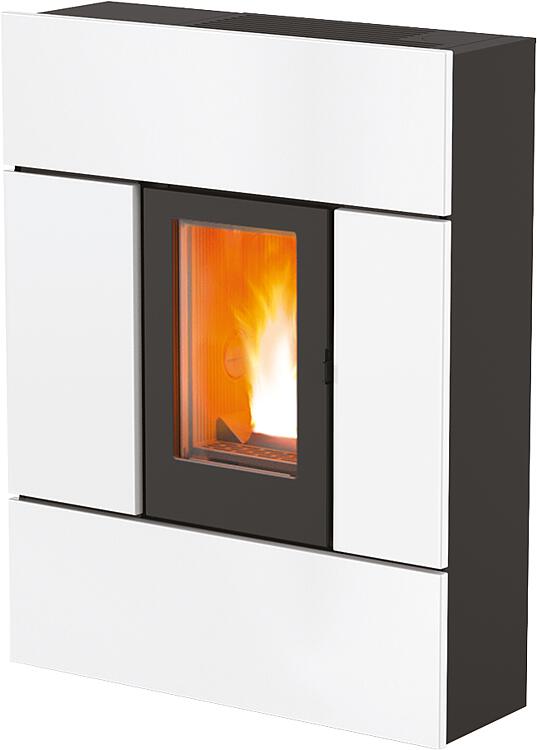 Pelletofen MCZ Ray C. Air 8 R, Grundgerät mit Verkleidung Weiß Metall, 7,8 KW Pelletofen MCZ Ray C. Air 8 R, Grundgerät mit Verkleidung Weiß Metall, 7,8 KW