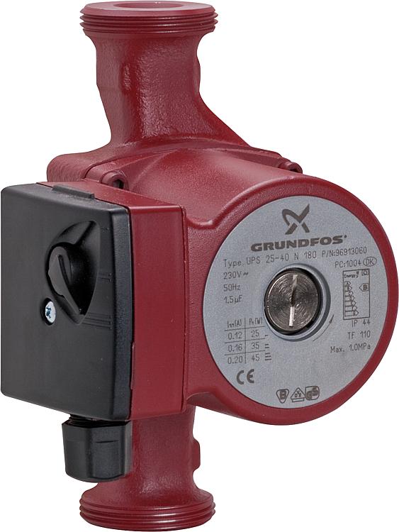 Grundfos Brauchwasserpumpe UPS 25/40 N 180 mm Nachfolgemodell für Ausführung "B" Grundfos Brauchwasserpumpe UPS 25/40 N 180 mm Nachfolgemodell für Ausführung "B"