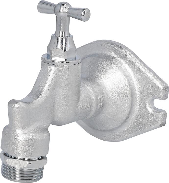 Fertigbauset SEPP Eis, Messing verchromt, mit Knebelgriff DN15(1/2")