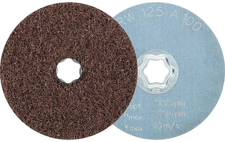 Vliesscheibe Pferd COMBICLICK, Ø 125 mm, Körnung A100 Vliesscheibe Pferd COMBICLICK, Ø 125 mm, Körnung A100